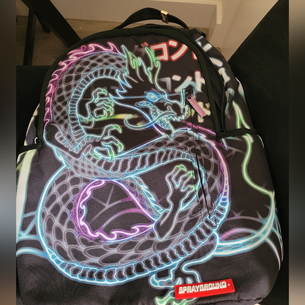 Sprayground SPRAYGROUND NEON DRAGON BACKPACK. No tags but in Brand new condition